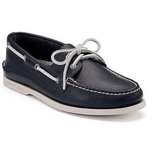 Sperry Topsiders Navy Blue Boat Deck Shoes